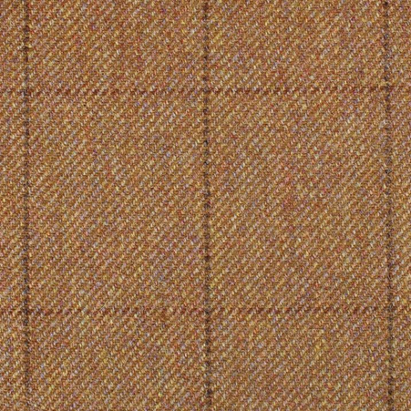 David - 100% Wool Stunning Tan Check Tweed