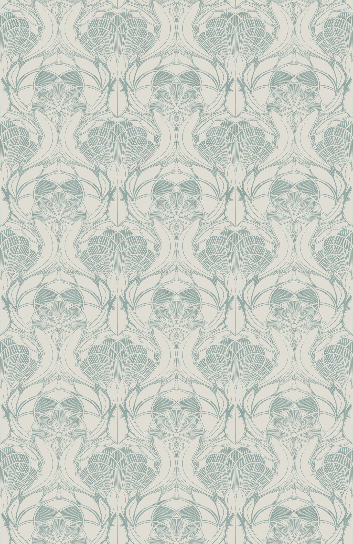 Art Nouveau Linen Fabric By The Metre - 'Nusika'