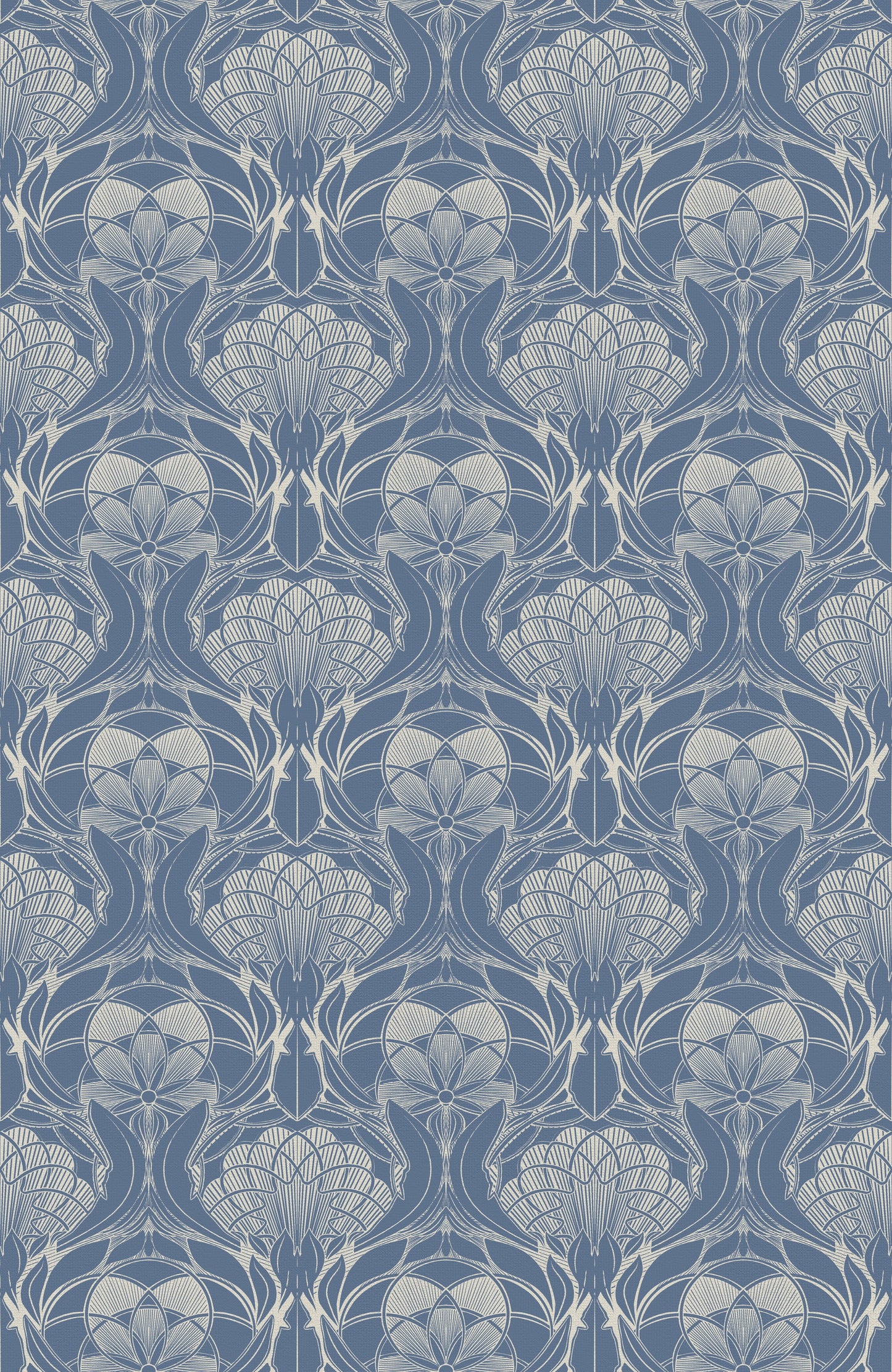 Art Nouveau Linen Fabric By The Metre - 'Nusika'