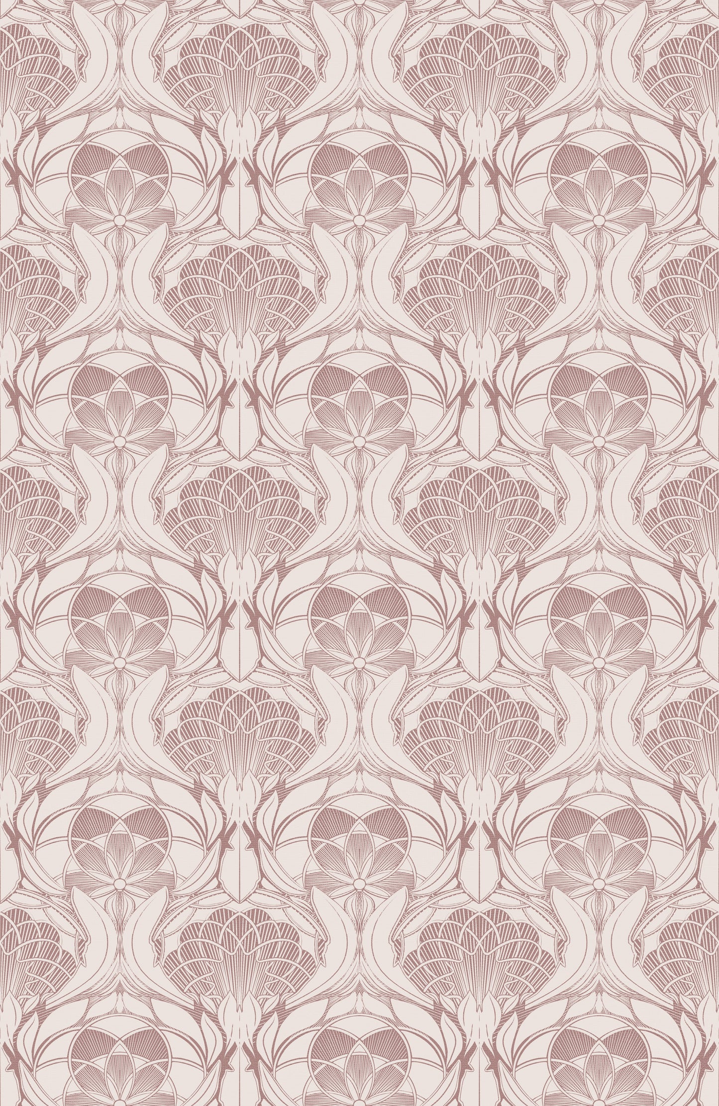Art Nouveau Linen Fabric By The Metre - 'Nusika'
