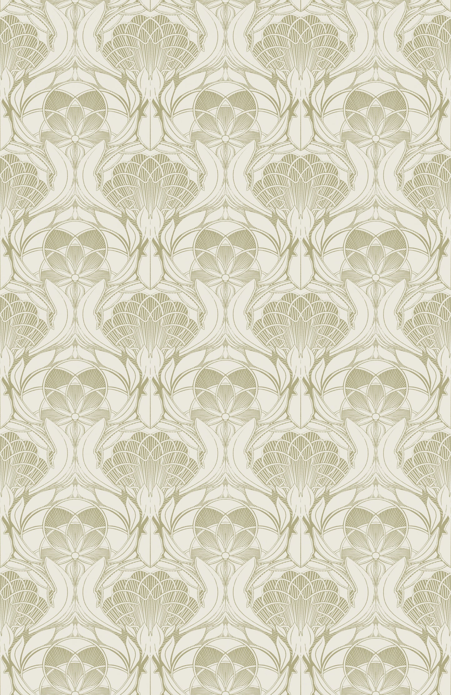 Art Nouveau Linen Fabric By The Metre - 'Nusika'