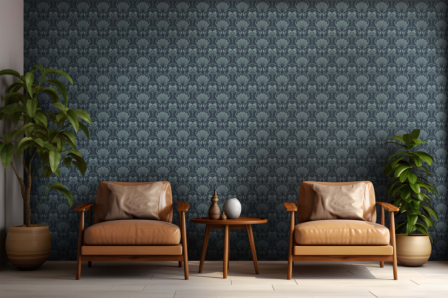 Nusika - Art Nouveau Wallpaper