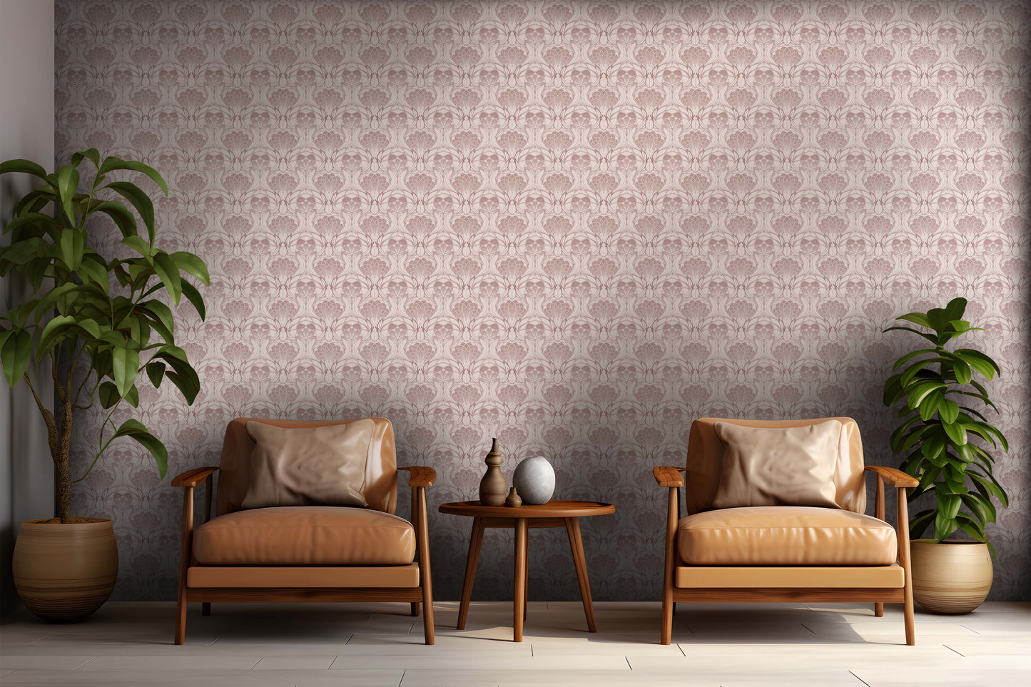 Nusika - Art Nouveau Wallpaper