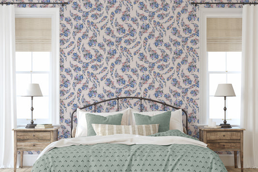 Carolla - Floral Paisley Wallpaper