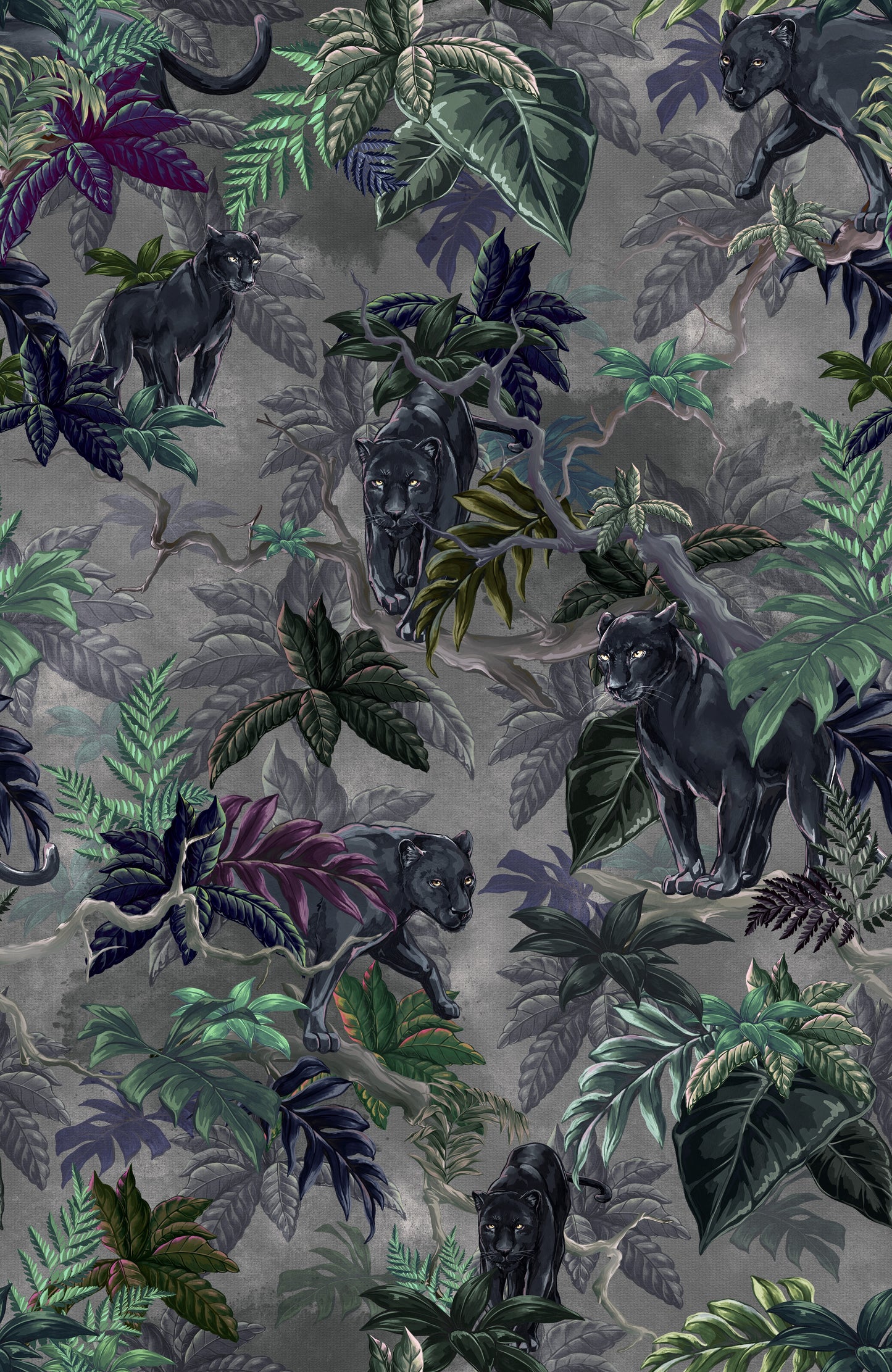 Spotless - Panther Jungle Wallpaper