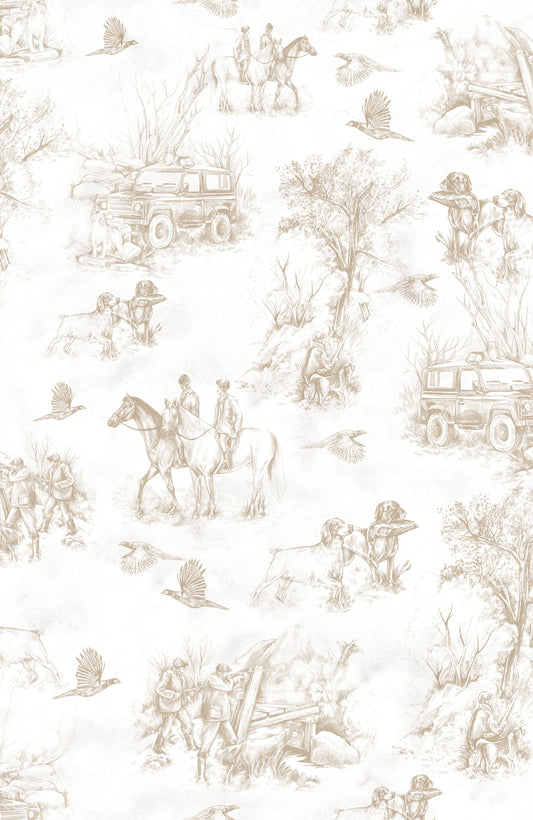 Beat - British Shooting Toile Wallpaper