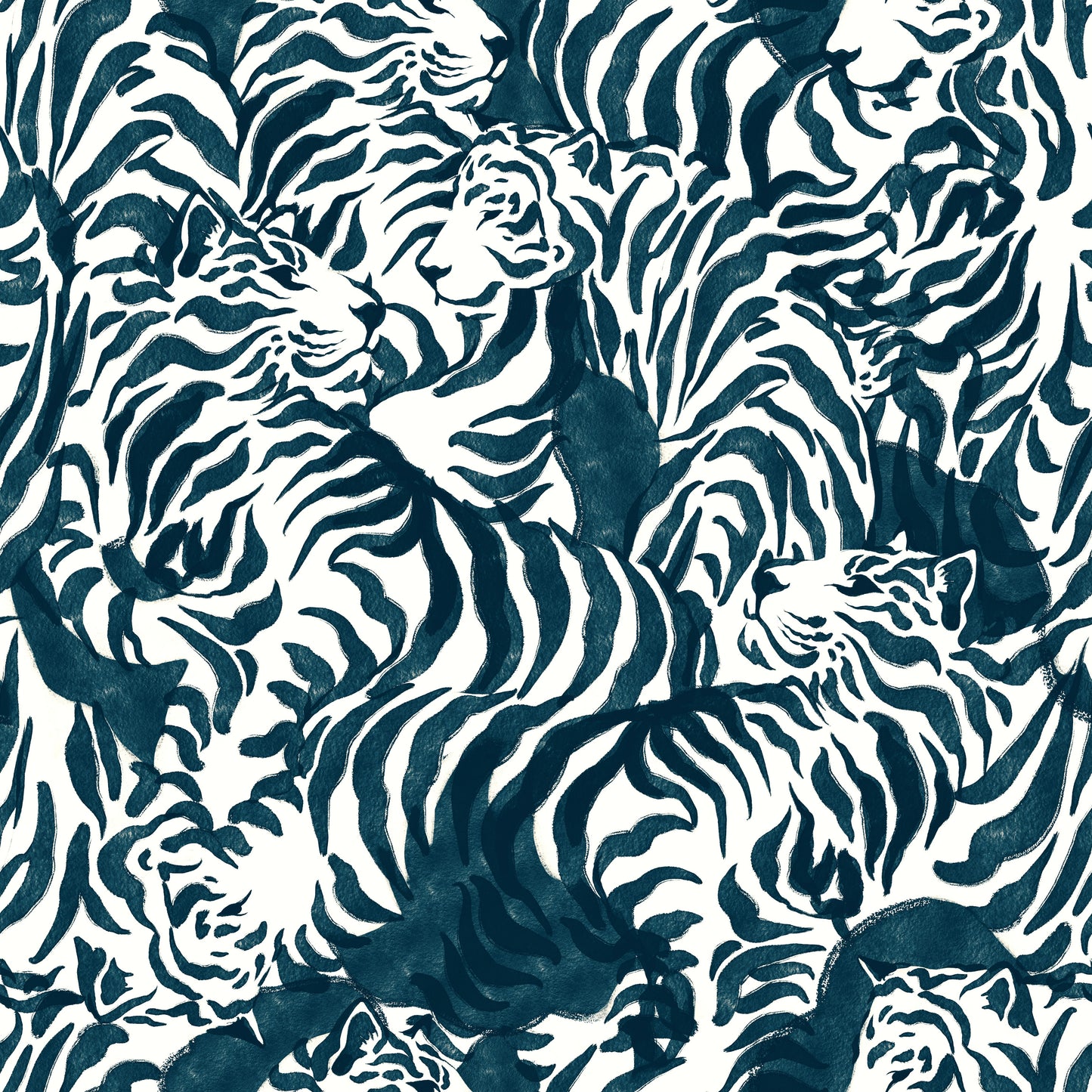 Amur - Tiger Pattern Wallpaper