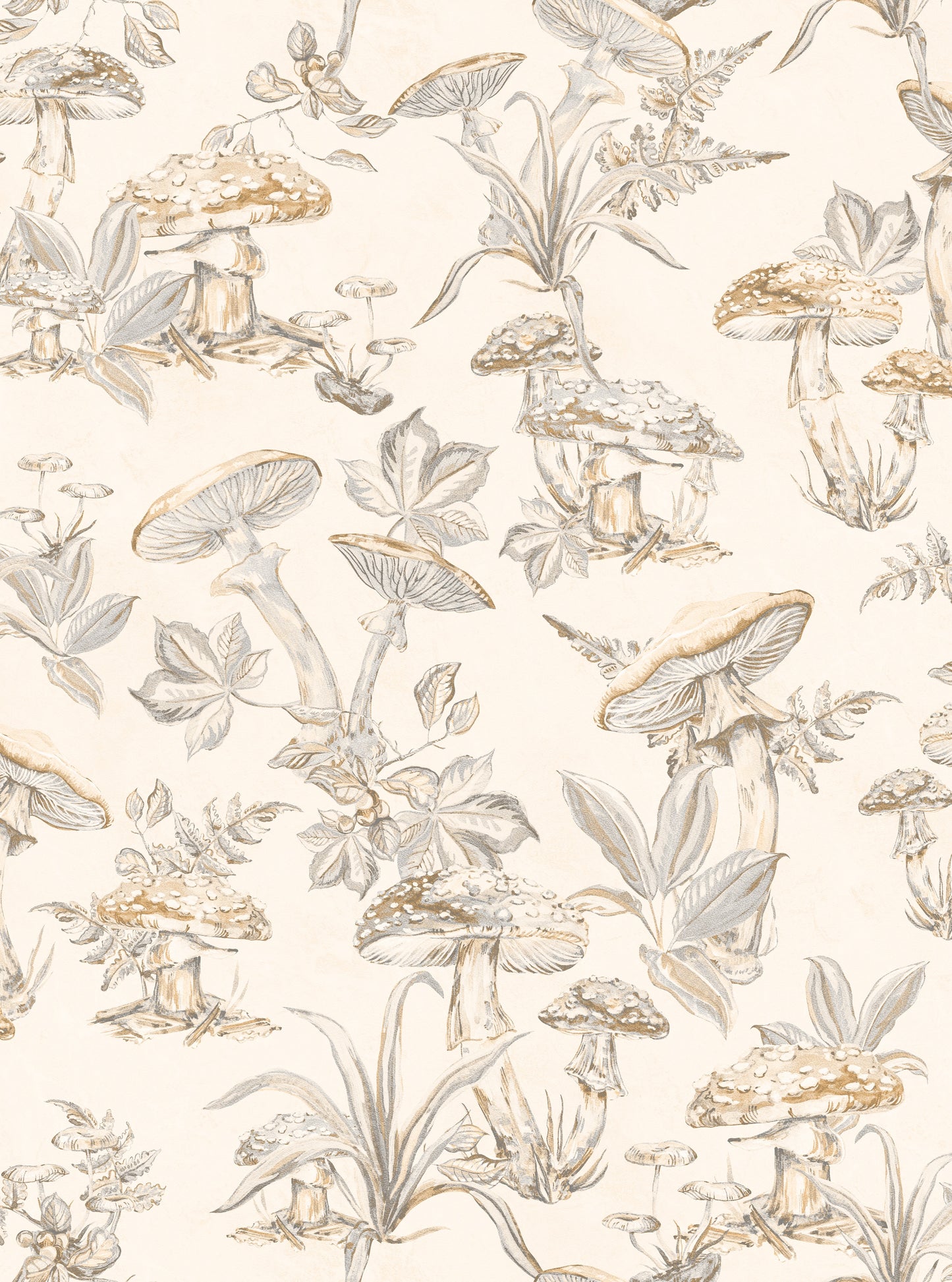 Tilva - Whimsical Mushroom Wallpaper