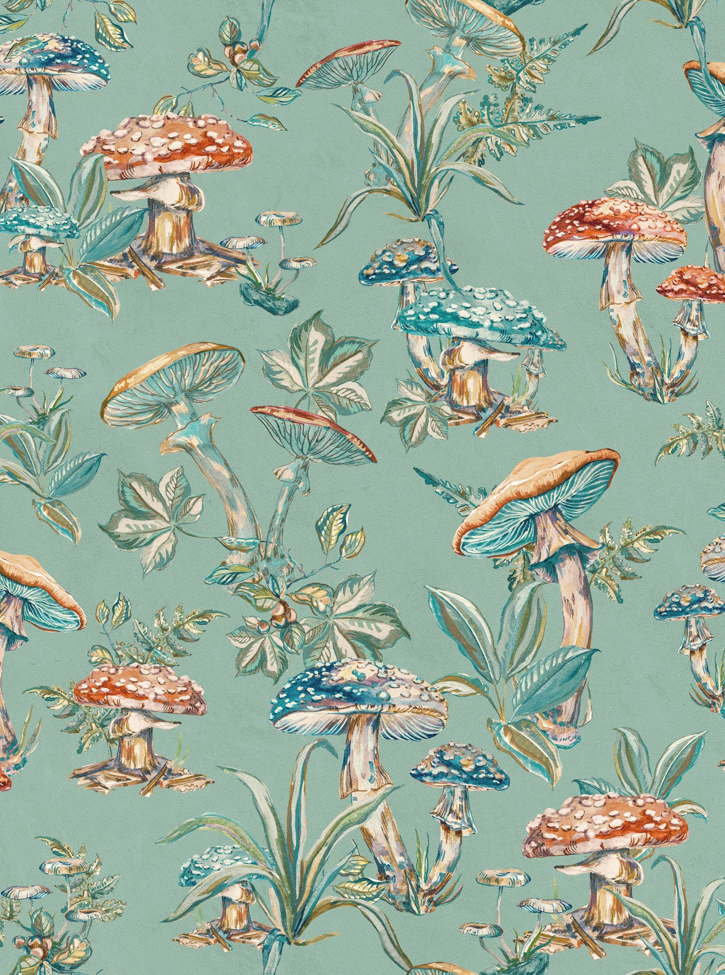 Tilva - Whimsical Mushroom Wallpaper
